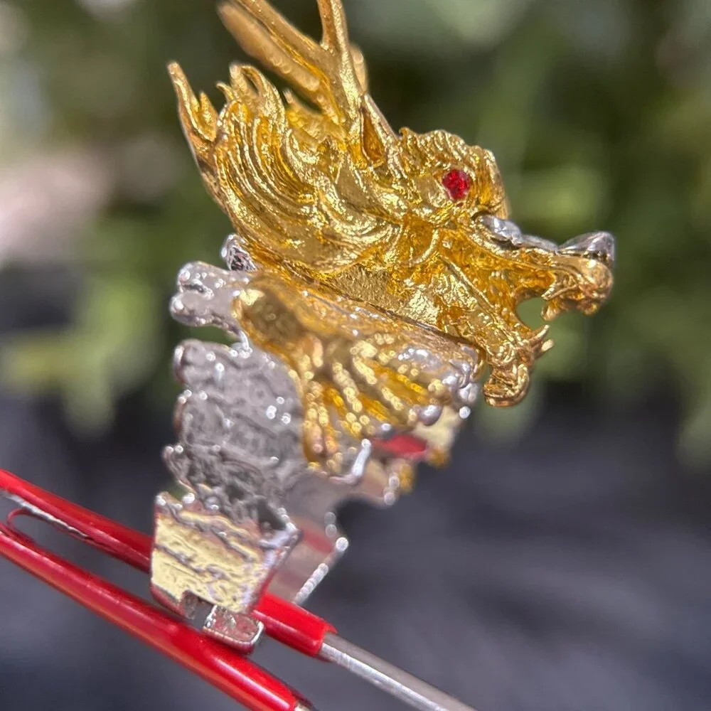 Silver/Gold‎ Dragon Ring
